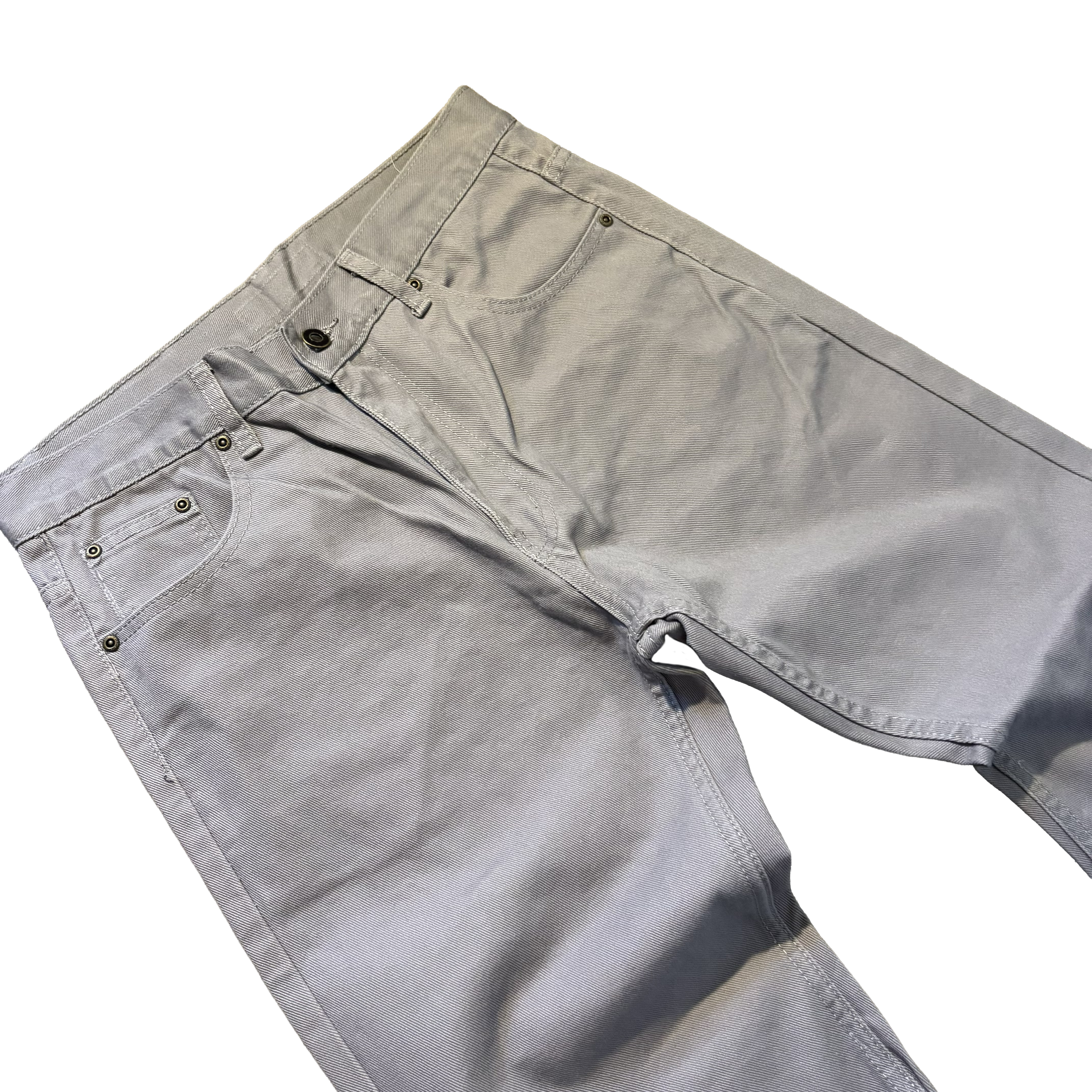 Custom Grey Flared Jeans