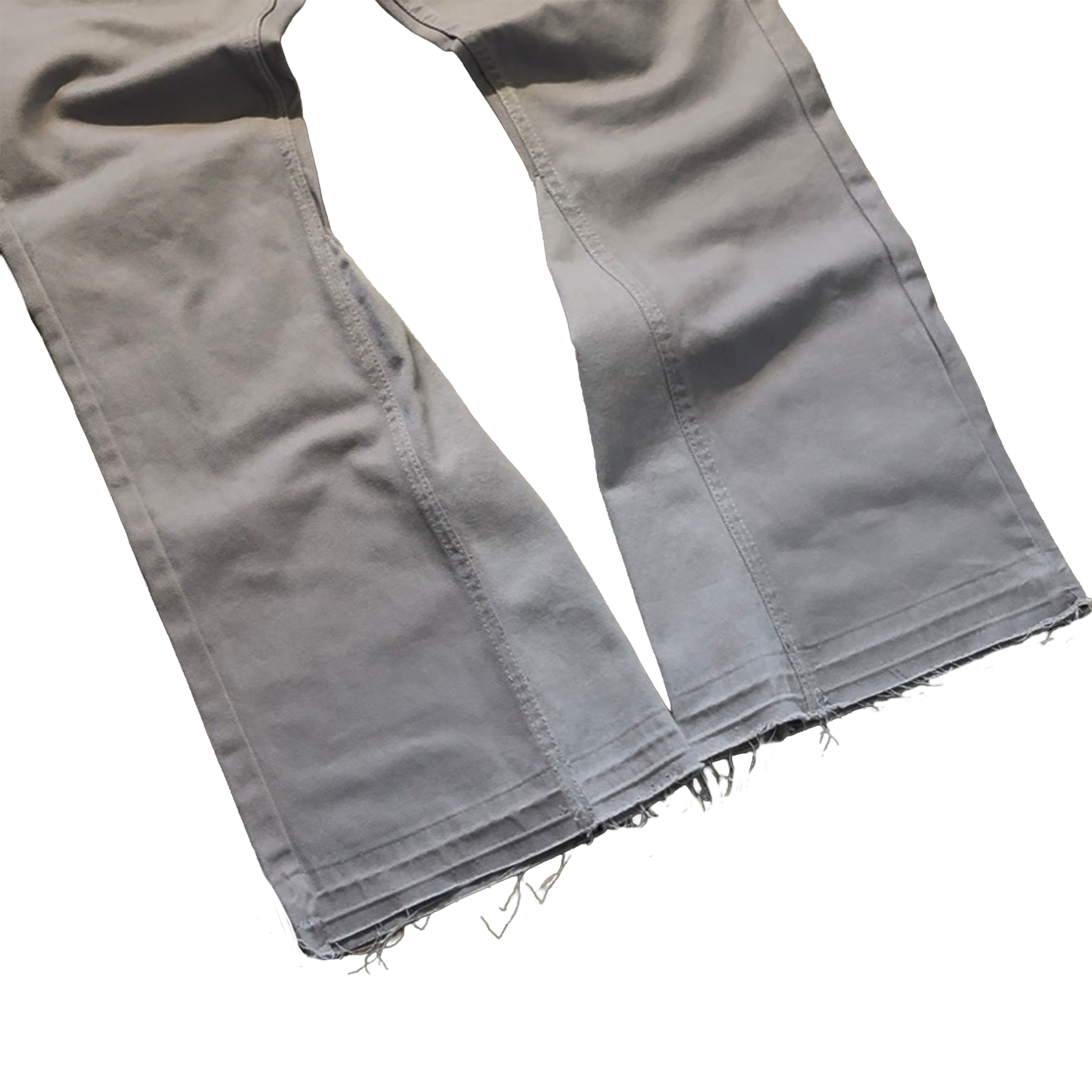 Custom Grey Flared Jeans